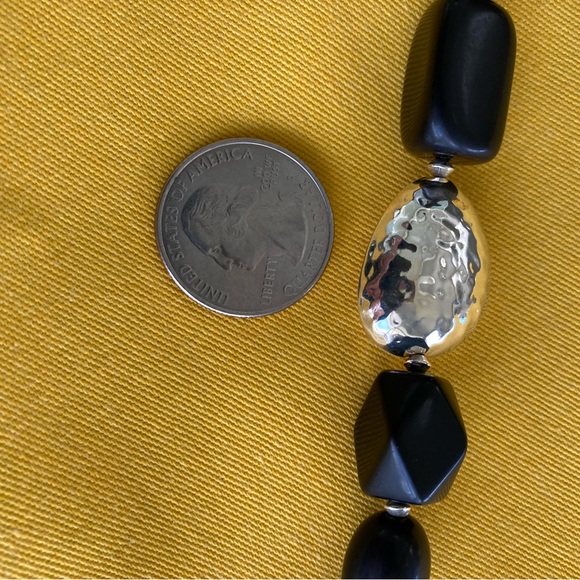 Silpada Black Quartz and Silver Magnetic Bracelet B1328 ~ Retired - Picture 3 of 7